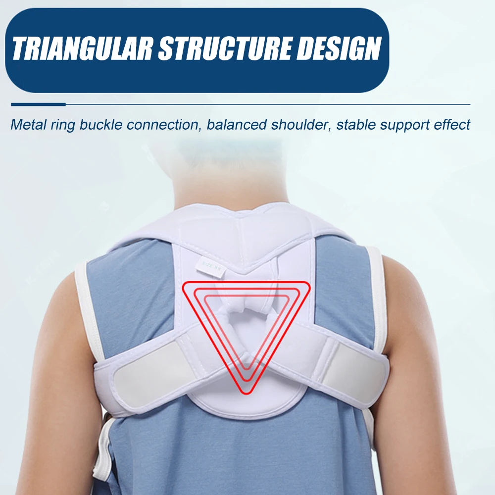 1Pcs Clavicle Brace & Posture Corrector for Kids Children | Adjustable Shoulder Support Strap for Upper Back Straightening