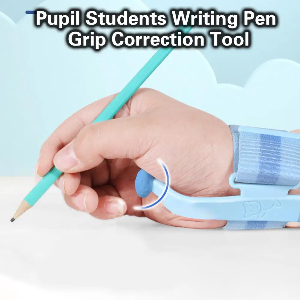 Breathable Wrist Posture Wristband Widened Strap Pupil Students Writing Pen Grip Correction Tool School Supplies