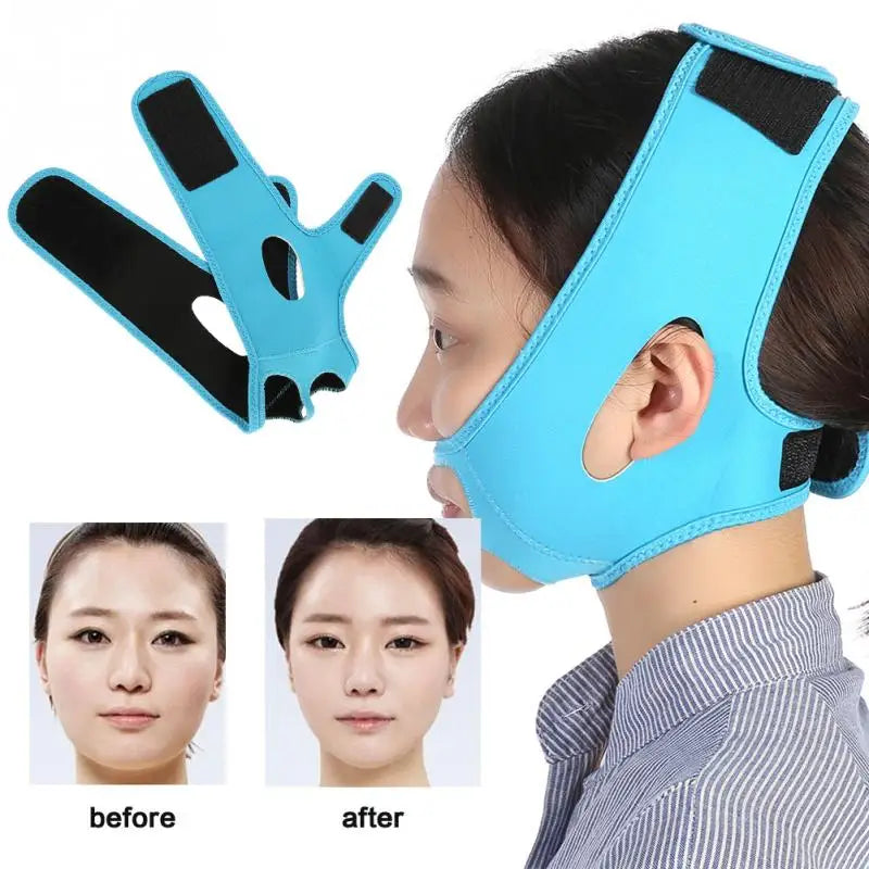 Face Slimming Bandage Belt Mask Face-Lift Masseger Muscle Strap Head Posture Corrector For Man Woman Health Care Sleepping Belt