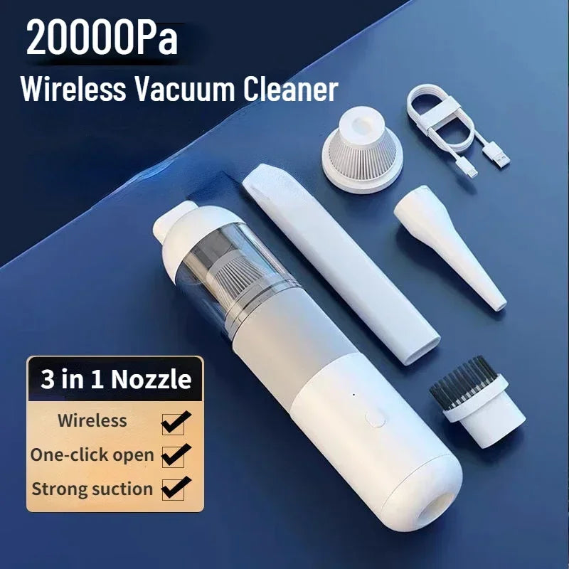 Xiaomi Car Vacuum Cleaner Powerful High Power Strong Suction Mini Wireless 3 in1 Handheld Dust Catcher Cyclone Suction New Home