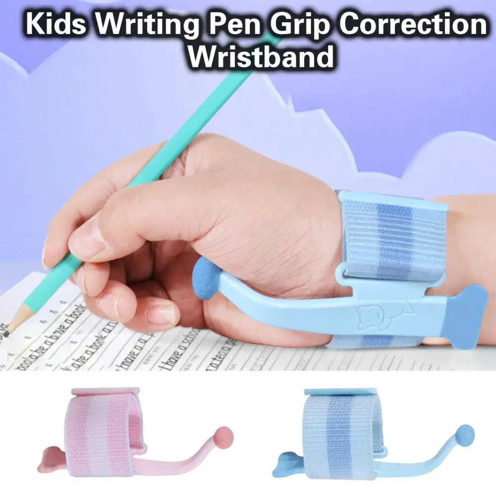 Breathable Wrist Posture Wristband Widened Strap Pupil Students Writing Pen Grip Correction Tool School Supplies