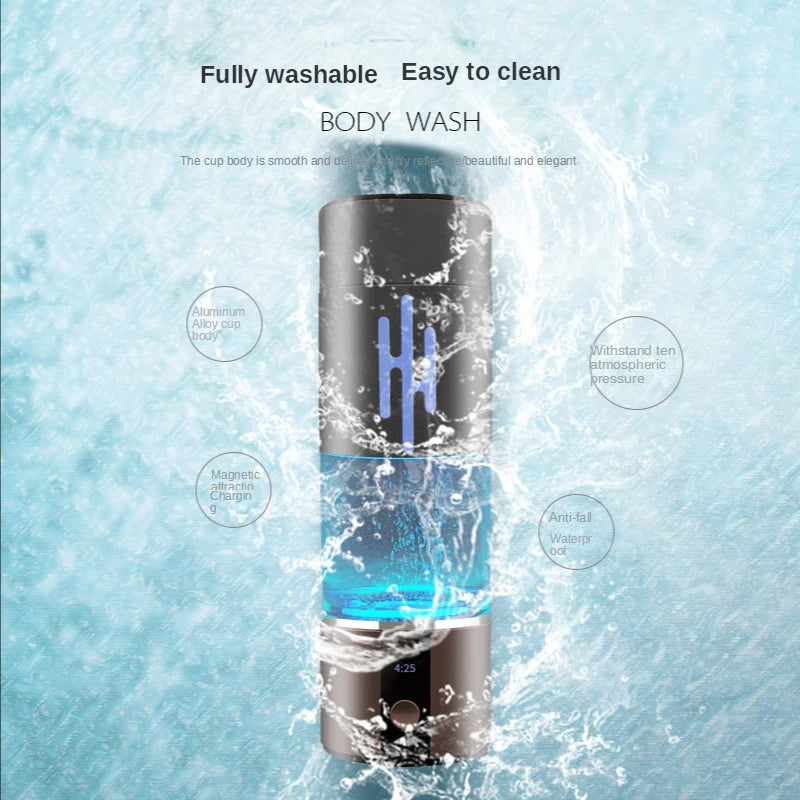 Hydrogen Water Bottle - 6000 PPB SPE/PEM Hydrogen Water Generator Antioxidant