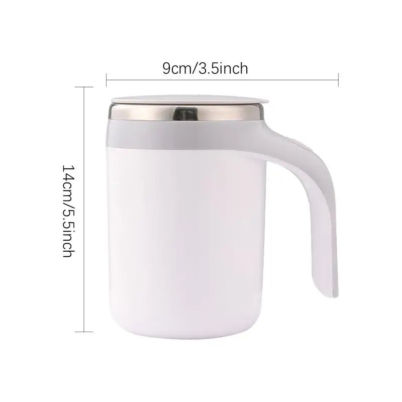 380ml Self-Stirring Coffee Mug - Auto Mixing Cup