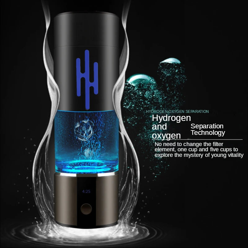 Hydrogen Water Bottle - 6000 PPB SPE/PEM Hydrogen Water Generator Antioxidant