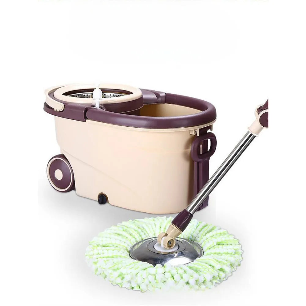 Swivel Spin Mop with Bucket Roller - Lazy Dry Mop for Efficient Floor Cleaning