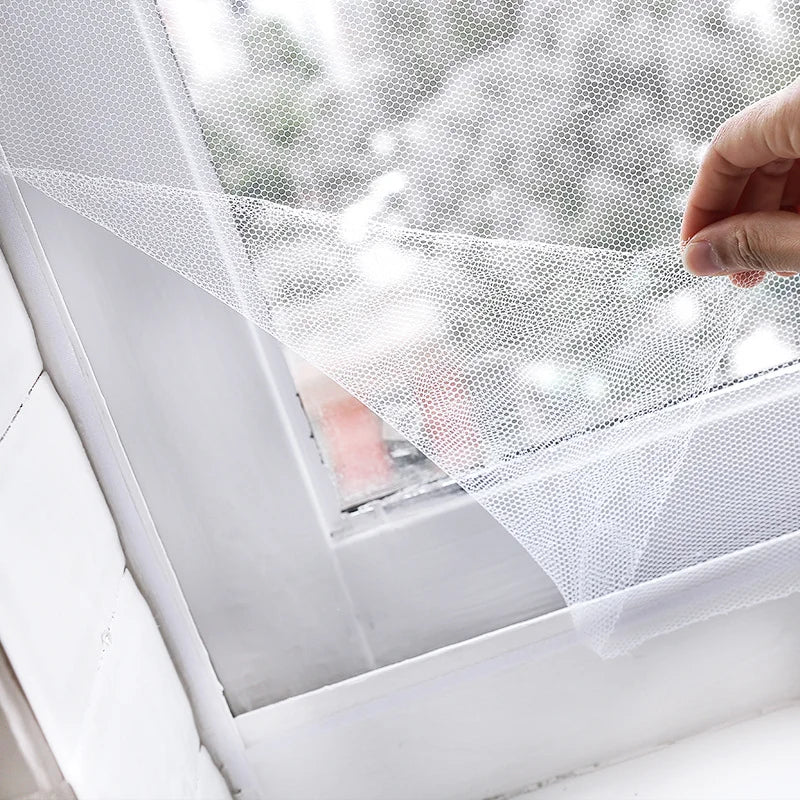 Easy-Fit Mosquito Window Net: Insect Mesh Screen for Home Protection